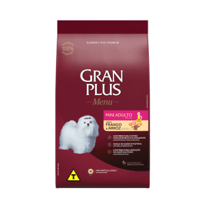 GRAN PLUS MENU PERRO R. PEQ POLLO Y ARROZ 3KG