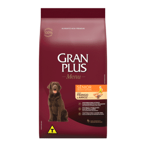 GRAN PLUS MENU PERRO SENIOR POLLO Y ARROZ 15KG